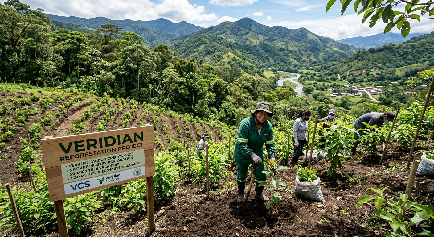 Carbon Bank - Rabobank. image toon de grens tussen natuur en agricultuur in een braziliaans regenwoud. Initiatieven van de carbon bank hebben in dit gebeid geleid tot reforestatie, betaald vanuit carbon credit market. Deze nieuwe business voor boeren is zowel goed voor de natuur als economisch voordelig. 7